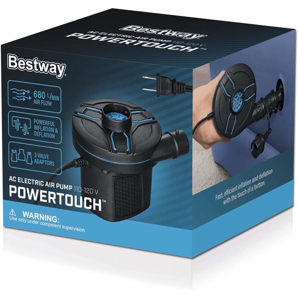 NEW Bestway PowerTouch AC Electric Air Pump
